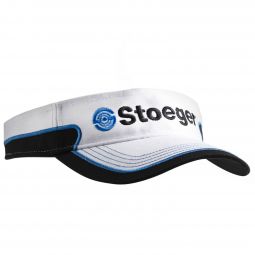 Stoeger Embroidered Logo Visor, Black & White